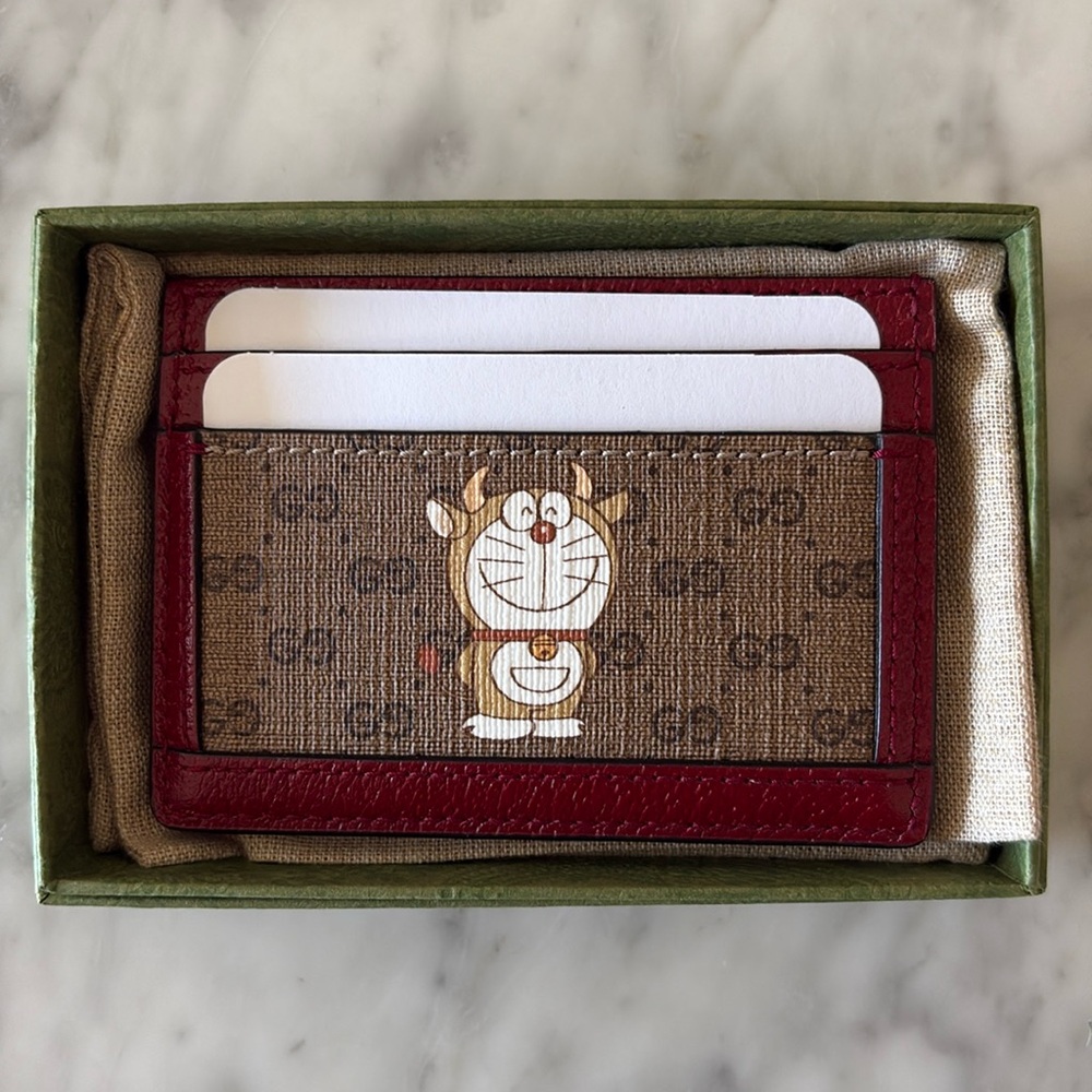 💎Super Rare Gucci X Doraemon Cardholder Full Set